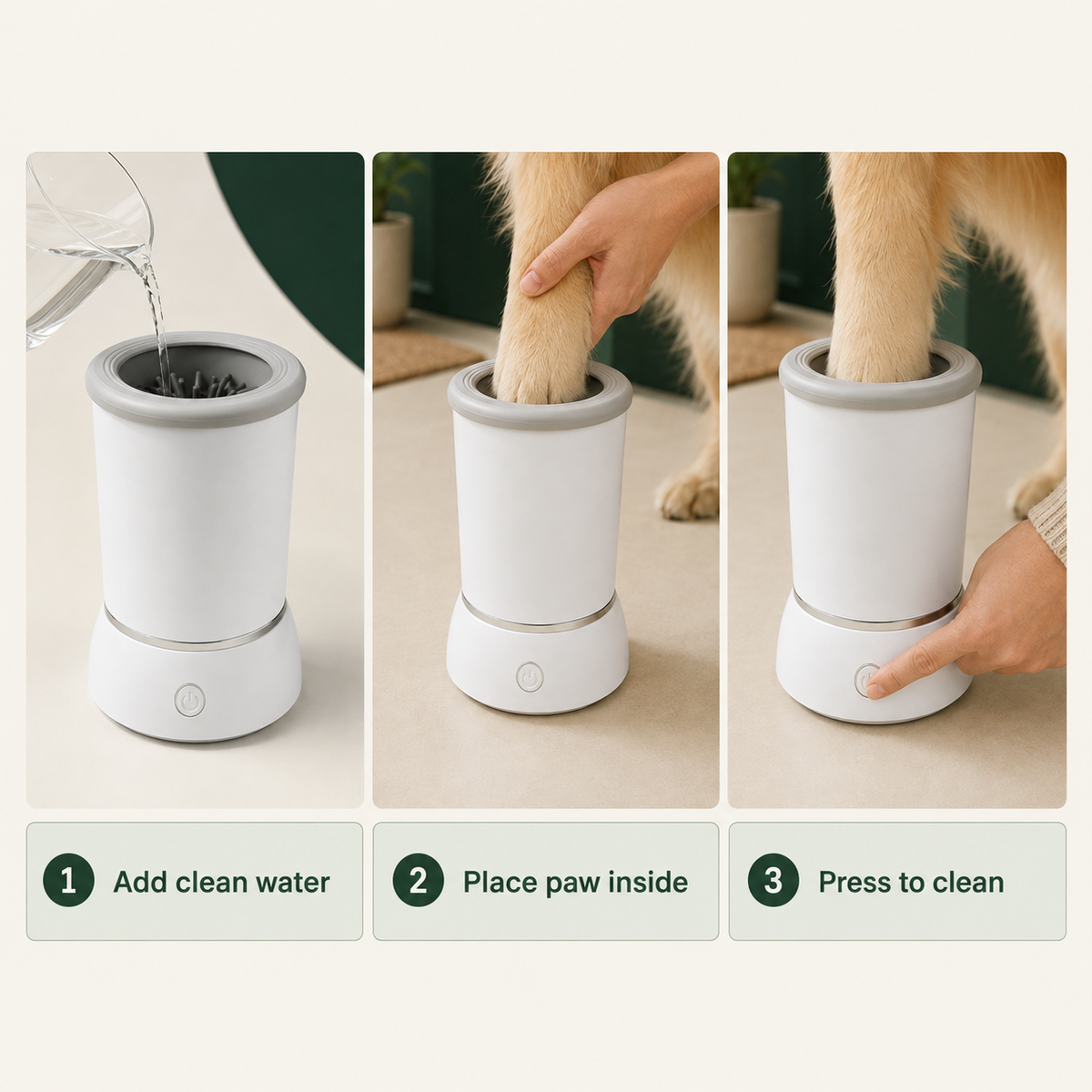 Automatic Dog Paw Cleaner
