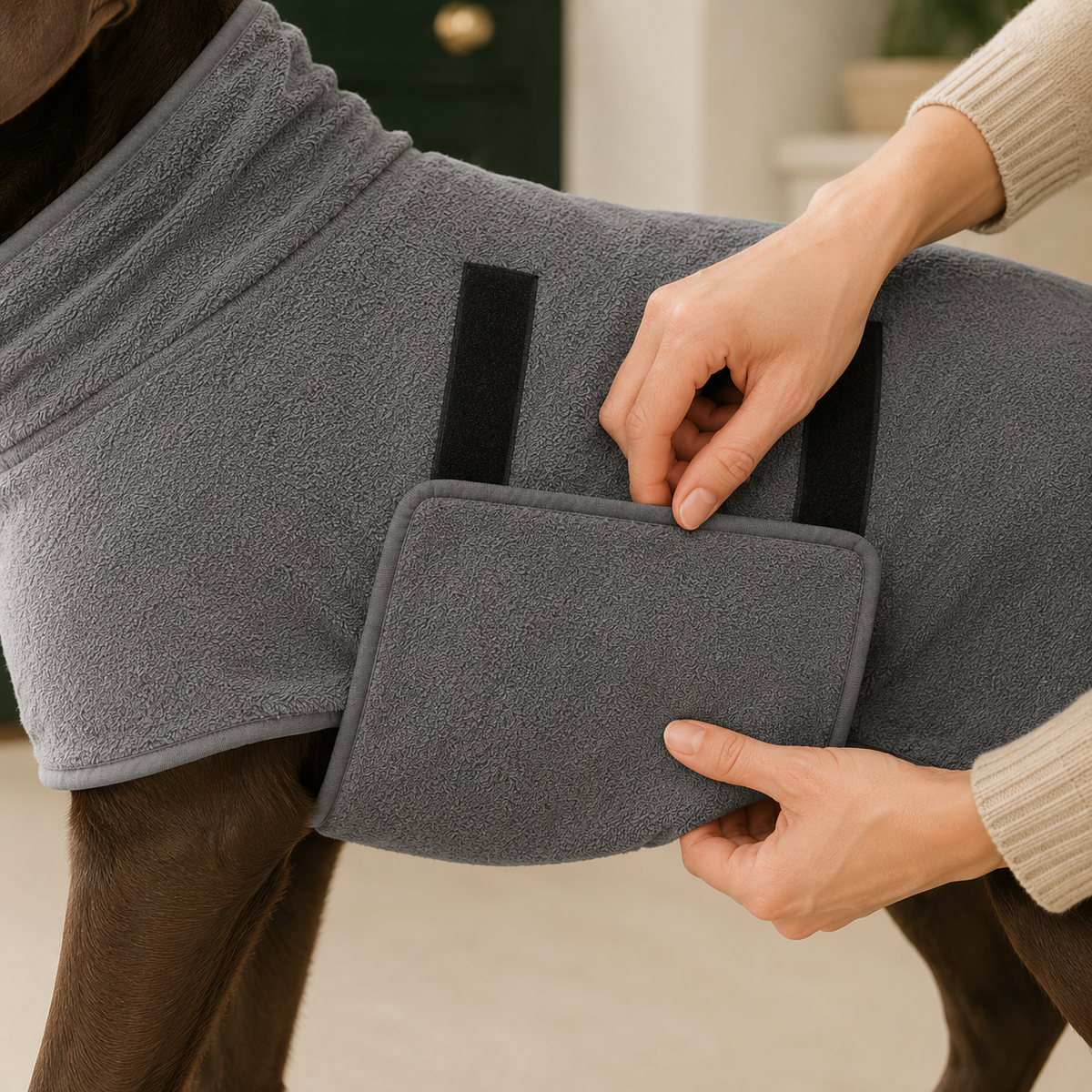 Quick-Dry Dog Robe